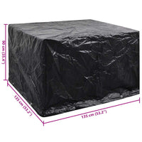Copertura per Mobili da Giardino con 8 Occhielli 135x135x90 cm 41645
