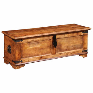 Cassapanca di Stoccaggio in Legno Ruvido di Mango  cod mxl 42683