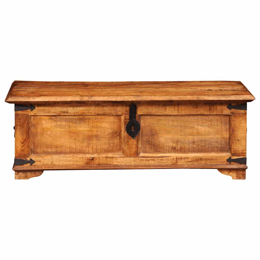 Cassapanca di Stoccaggio in Legno Ruvido di Mango 241635