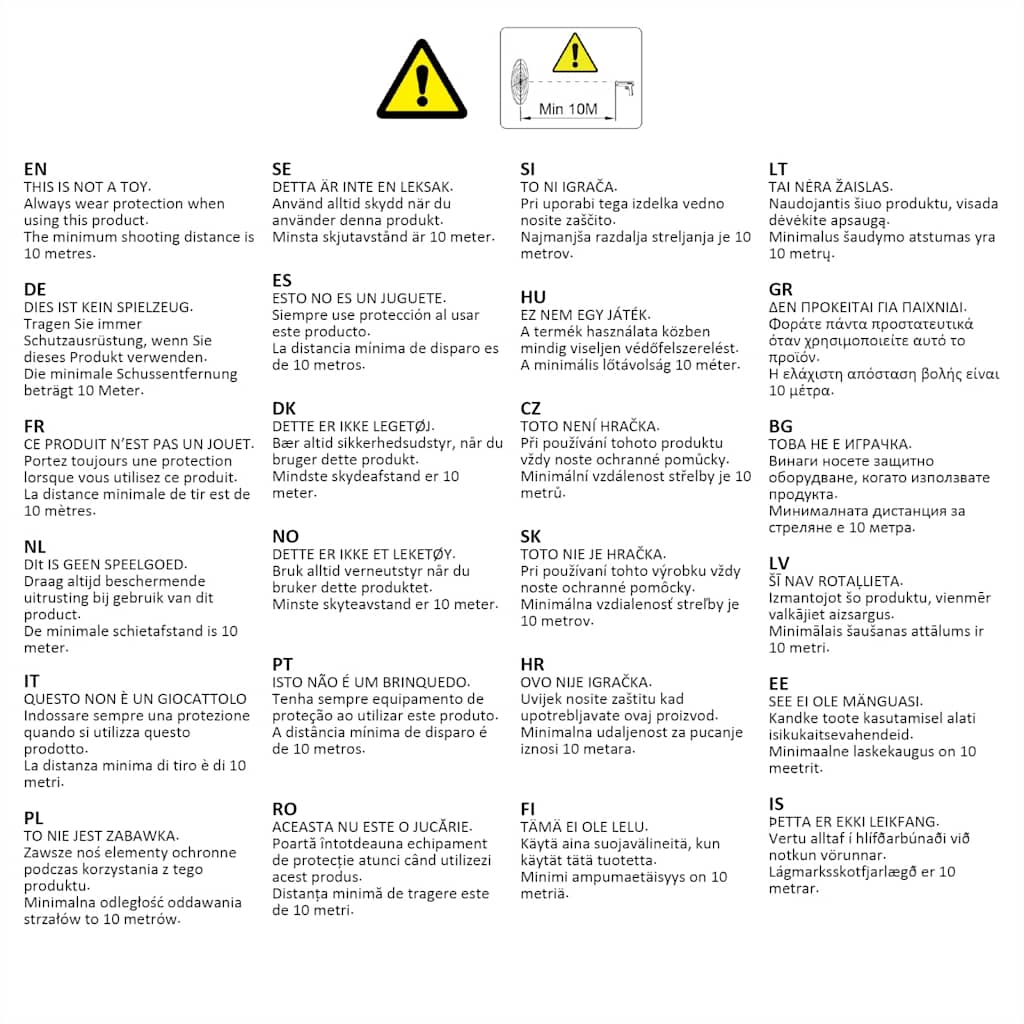 Tiro al Bersaglio per Biathlon 5 Bersagli e Corda di Ripristino 90832