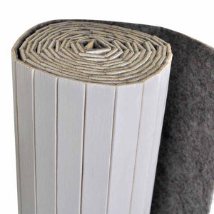 Pannello Divisore per la Stanza in Bambù Bianco 250x165 cm 241670