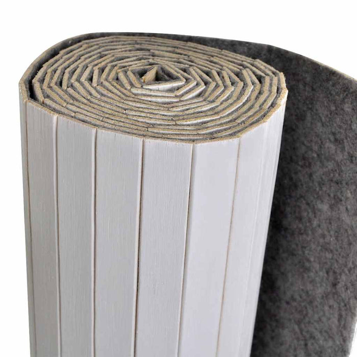 Pannello Divisore per la Stanza in Bambù Bianco 250x165 cm 241670