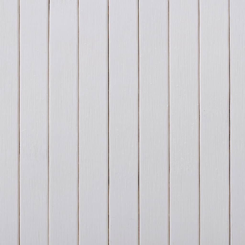Pannello Divisore per la Stanza in Bambù Bianco 250x165 cm 241670