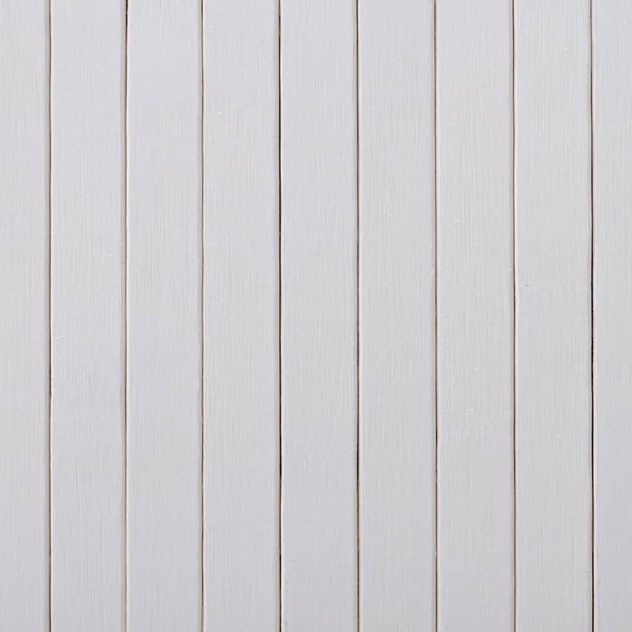 Pannello Divisore per la Stanza in Bambù Bianco 250x165 cm 241670