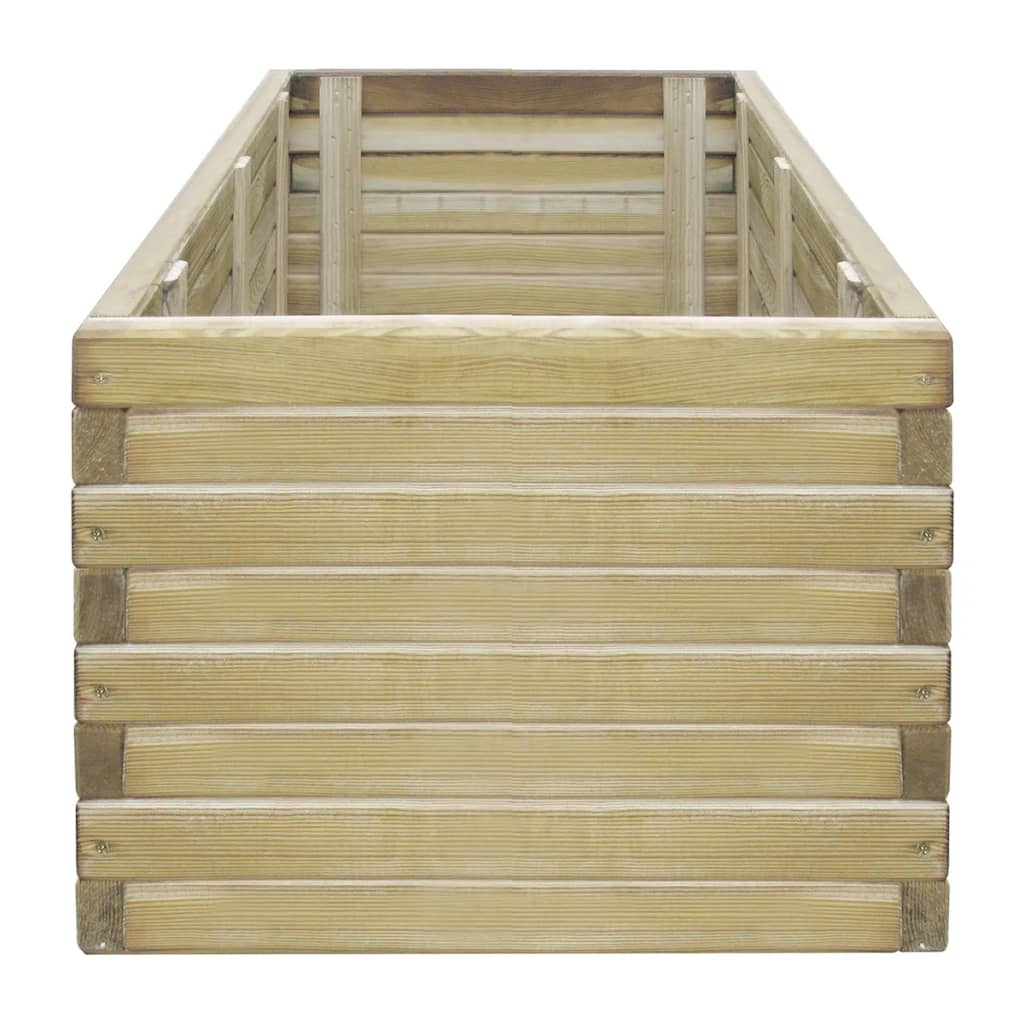 Letto Rialzato 100x50x40 cm in Legno Rettangolare