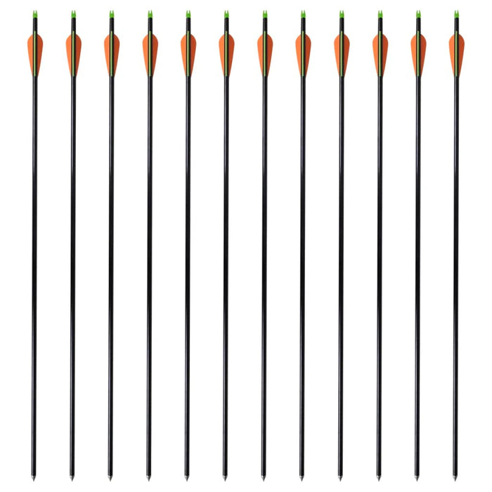 Frecce per Arco Composito Standard 12 pz 30" 0,8 cm Fibra Vetro 90855