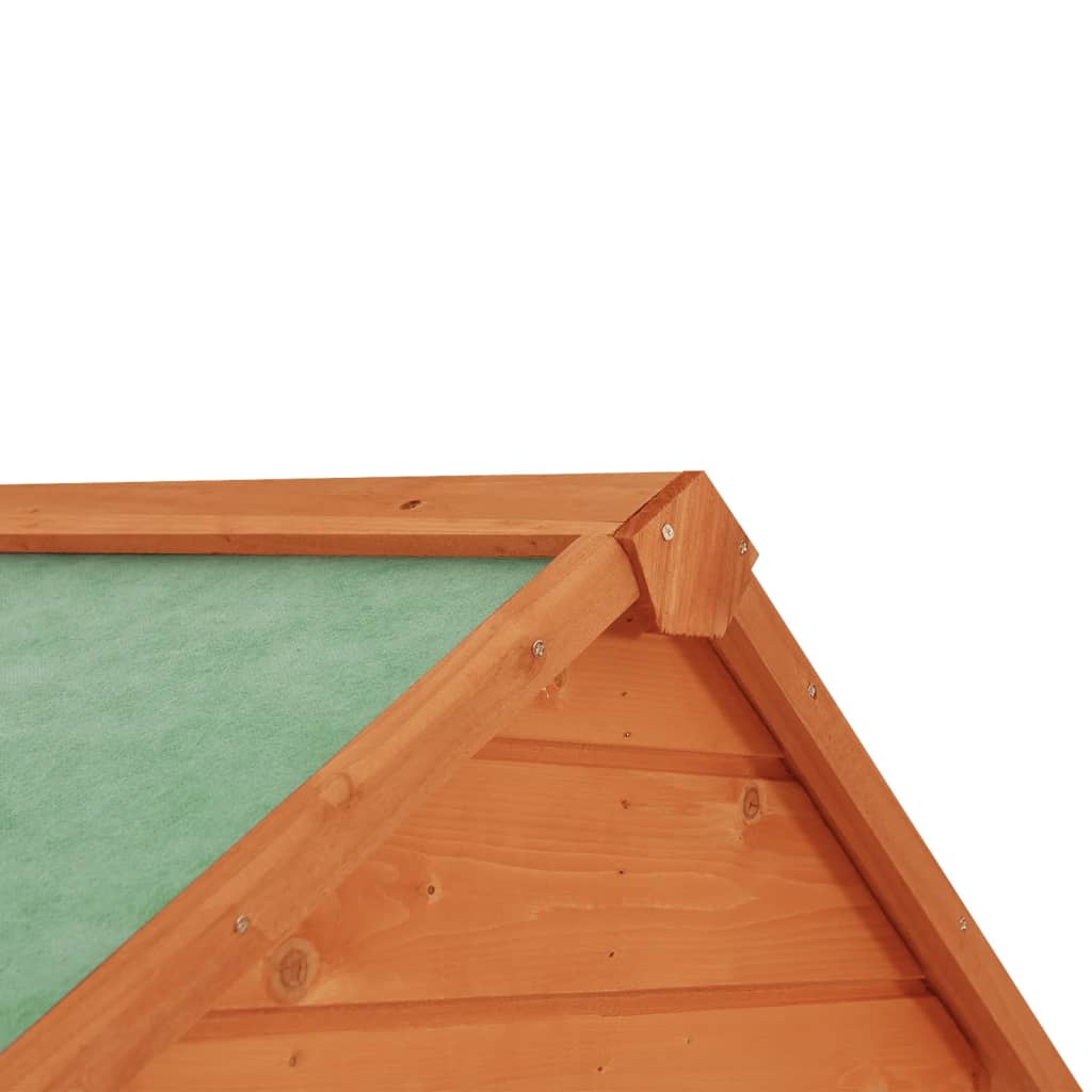 Armadietto da Giardino Marrone 42,5x64x190 cm