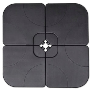 Ombrellone in alluminio con base mobile diametro: 5 m verde 02_0008736