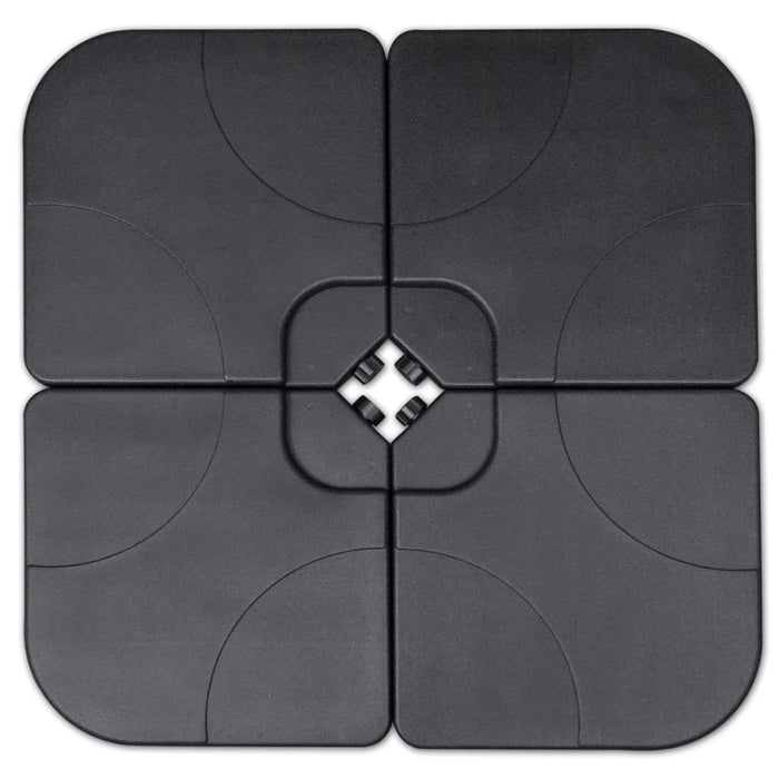 Ombrellone in alluminio con base mobile diametro: 5 m verde 02_0008736