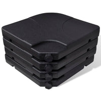 Ombrellone da Giardino in Alluminio con Base Portatile Verde 271717