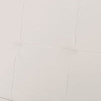 Divano letto regolabile con due cuscini in ecopelle bianco panna 02_0019535