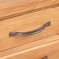 Comodino con 3 Cassetti 40x30x54 cm in Legno Massello di Rovere cod mxl 61901