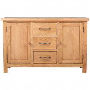 Credenza con 3 Cassetti 110x33,5x70 cm in Massello di Rovere cod mxl 10214