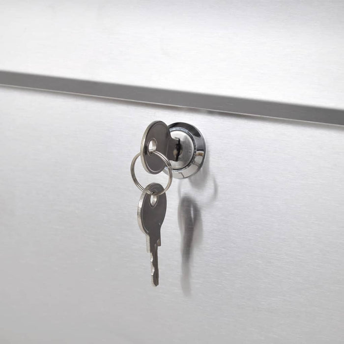 Casetta della Posta con Supporto in Acciaio Inox 271745