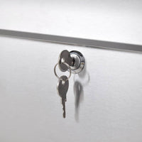 Casetta della Posta Doppia con Supporto in Acciaio Inox