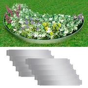 Set 10 pz Bordo prato flessibile in acciaio galvanizzato 100 x 14 cm