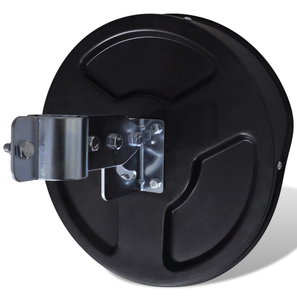 Specchio Traffico Convesso Nero Plastica PC per Esterni 30 cm 141679