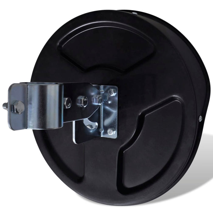 Specchio Traffico Convesso Nero Plastica PC per Esterni 30 cm 141679
