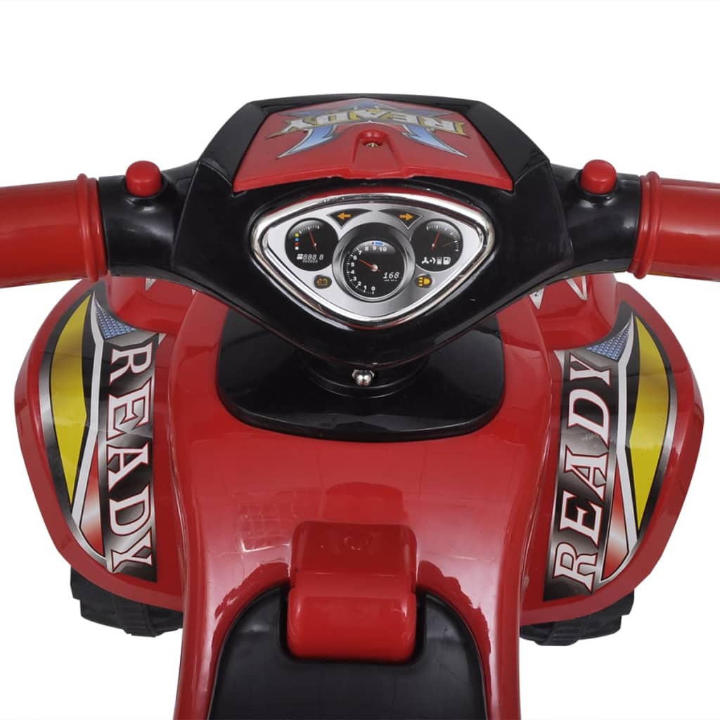 Quad rosso per bambini con suoni e luci 02_0005266