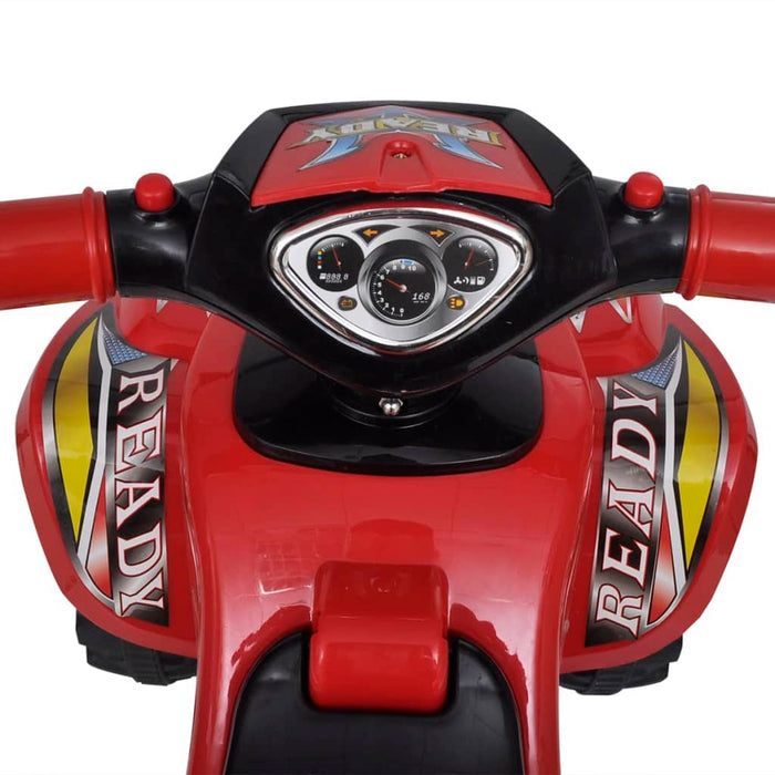Quad rosso per bambini con suoni e luci 02_0005266