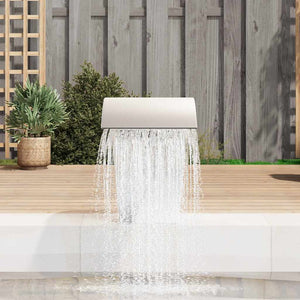 Cascata da Giardino in Acciaio Inossidabile 45x30x60 cm   cod mxl 77822