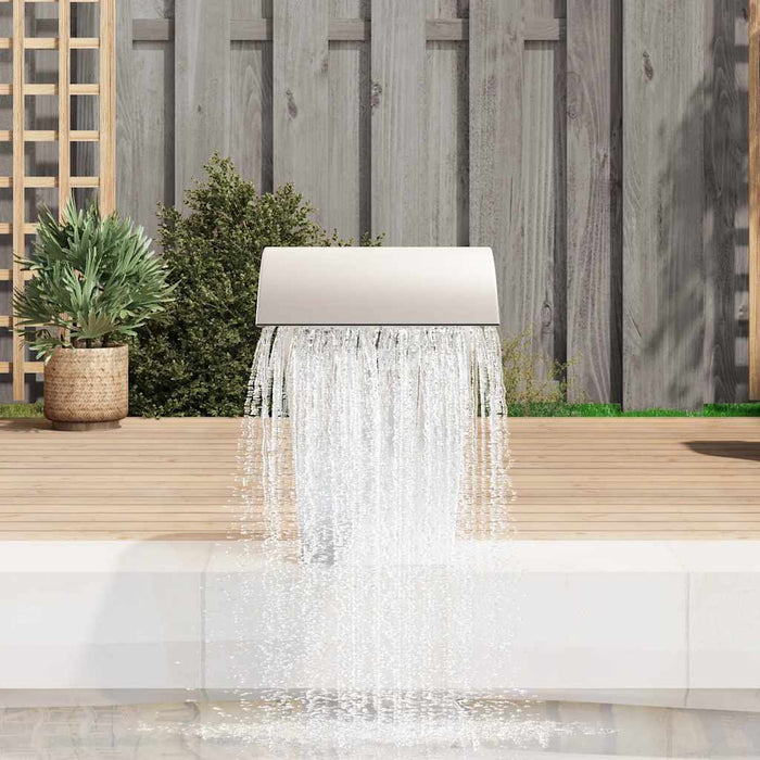 Cascata da Giardino in Acciaio Inossidabile 45x30x60 cm   cod mxl 77822