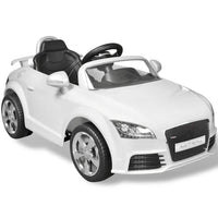 Macchina Cavalcabile Audi TT RS Telecomandata Bambini Bianca 10087