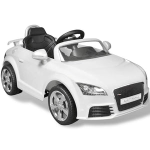 Macchina Cavalcabile Audi TT RS Telecomandata Bambini Bianca 10087