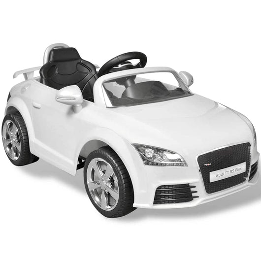 Macchina Cavalcabile Audi TT RS Telecomandata Bambini Bianca 10087
