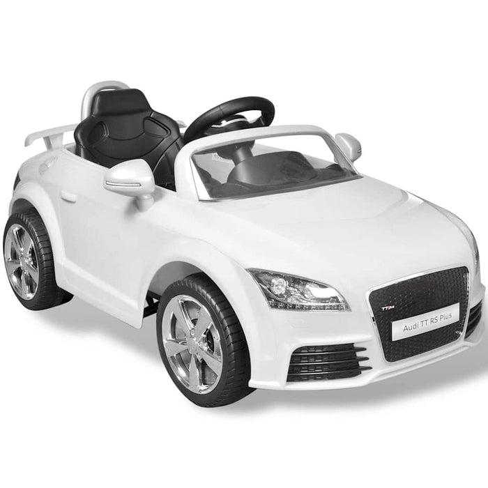 Macchina Cavalcabile Audi TT RS Telecomandata Bambini Bianca 10087