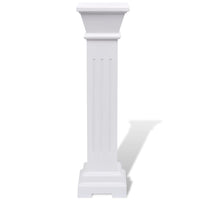 Supporto per piante a colonna quadrata classica in mdf bianco 02_0045034
