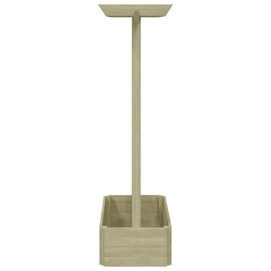Fioriera con Pergolato da Giardino-Vaso di fiori 162x56x204 cm in Legno