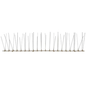 Set Dissuasori per Uccelli e Piccioni 6 pz 4 File 3 m cod mxl 55388