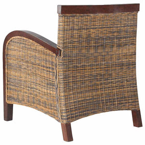Poltrona in Rattan Intrecciato a Mano 242025
