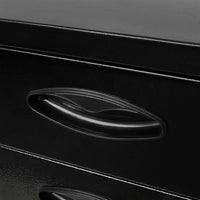 Cassettiera Porta Attrezzi in Metallo con 3 Cassetti Nera cod mxl 23105