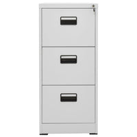 Schedario Grigio Chiaro 46x62x102,5 cm in Acciaio cod mxl 74176