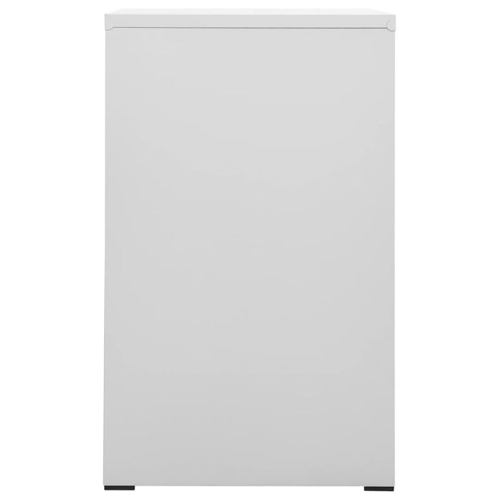 Schedario Grigio Chiaro 46x62x102,5 cm in Acciaio 20123