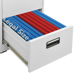 Schedario Grigio Chiaro 46x62x102,5 cm in Acciaio 20123