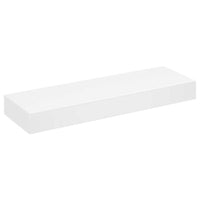 Mensola per Pareti Nera in MDF per Libri/DVD 242188