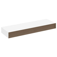 Mensola per Pareti con Cassetto Bianco MDF per Libri/DVD cod mxl 33735
