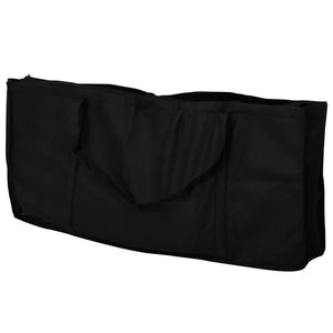 Tavolo Pieghevole per Manicure con Ruote Nero 110123