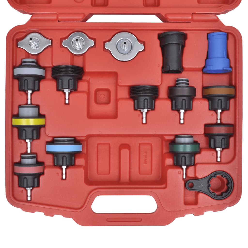 Kit Tester di Pressione per Radiatore 18 pz 210334