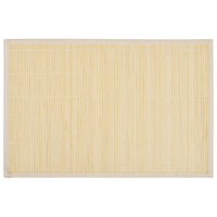6 Tovagliette di Bamboo 30 x 45 cm Naturale 242107