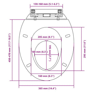 Copriwater a Chiusura Ammortizzata Bianco Ovale cod mxl 44181