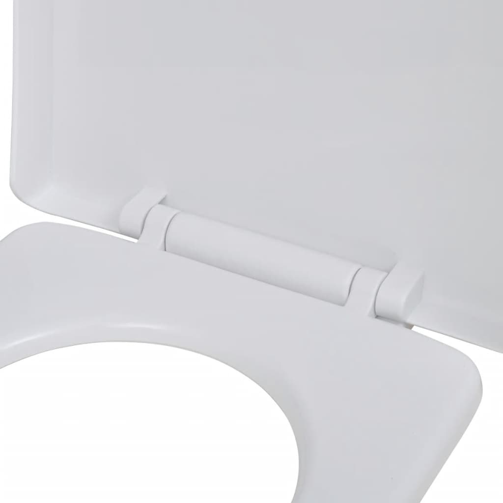 Sedile WC con coperchio rallentato quadrato Bianco 02_0002890