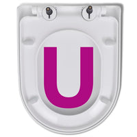 Copriwater Ammortizzato e Sgancio Rapido Bianco Quadrato 141765