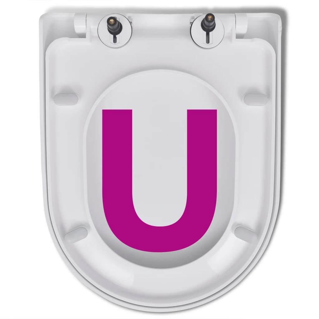 Copriwater rallentato Quadrato a sgancio rapido bianco 02_0002892