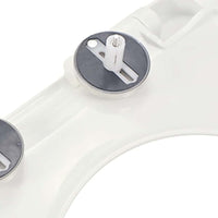 Copriwater Ammortizzato e Sgancio Rapido Bianco Quadrato 141765