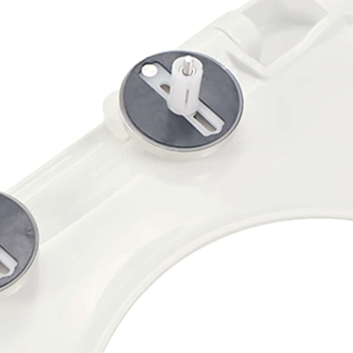 Copriwater Ammortizzato e Sgancio Rapido Bianco Quadrato 141765