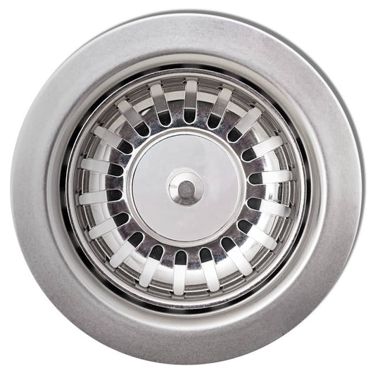 Lavello da cucina reversibile in granito a 1 vasca con gocciolatoio color crema 02_0002306